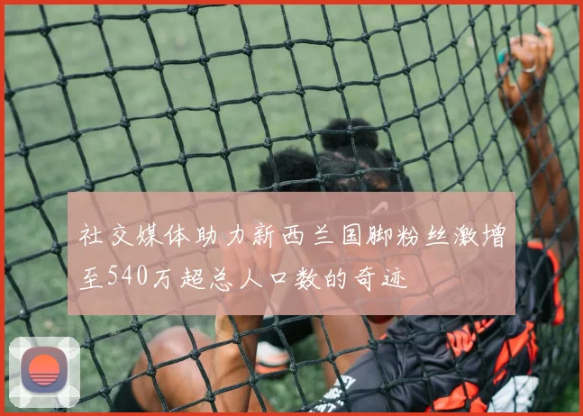 社交媒体助力新西兰国脚粉丝激增至540万超总人口数的奇迹