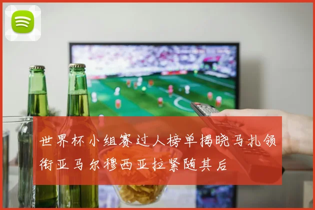 世界杯小组赛过人榜单揭晓马扎领衔亚马尔穆西亚拉紧随其后